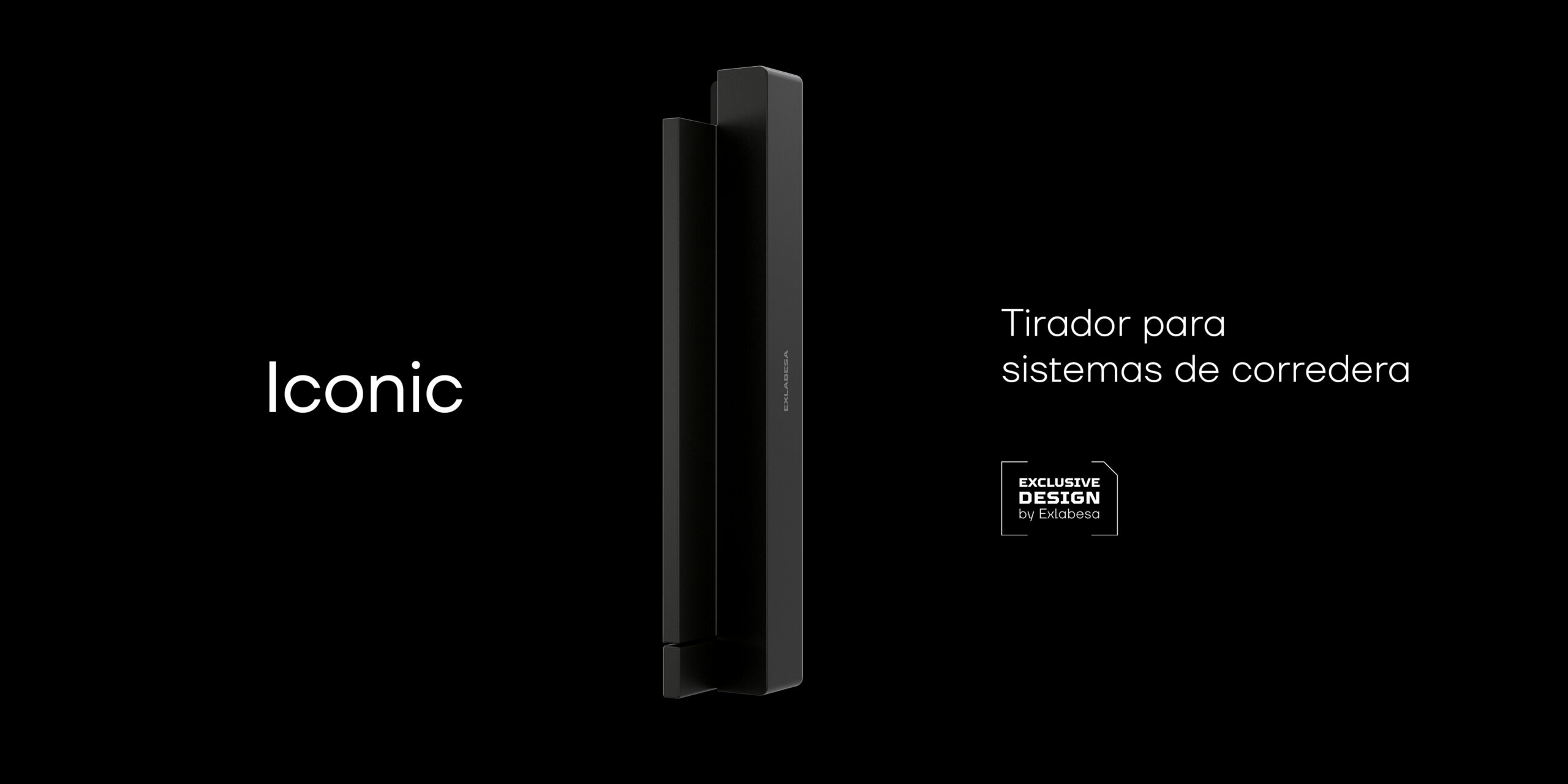 Iconic, tirador para sistemas de corredera