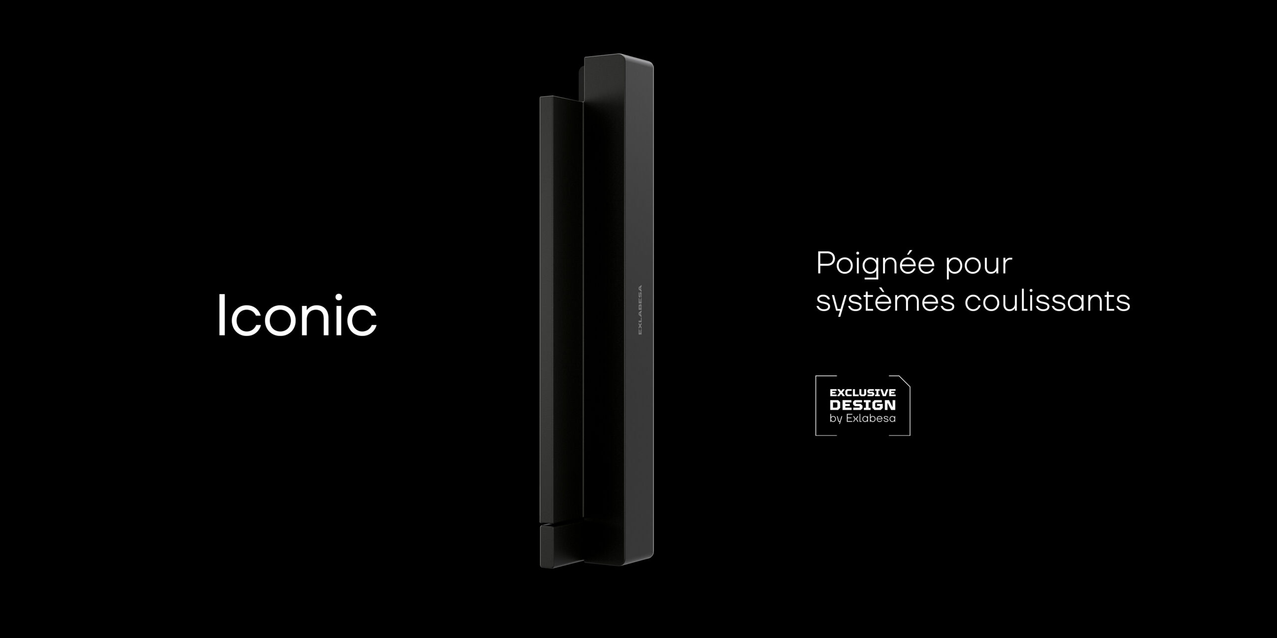 Iconic, poignée pour systèmes coulissants
